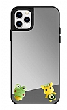 iPhone 11 Pro Kurbaa Figrl Aynal Silver Rubber Klf