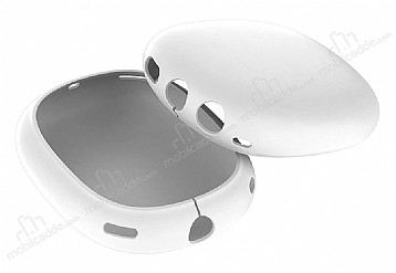 AirPods Max Beyaz Silikon Klf