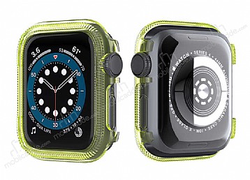 Apple Watch / Watch 2 / Watch 3 effaf Sar Silikon Klf ve Ekran Koruyucu 38 mm
