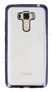 Asus Zenfone 3 Laser ZC551KL Siyah Kenarl effaf Silikon Klf