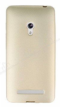 Asus ZenFone 5 Mat Gold Silikon Klf