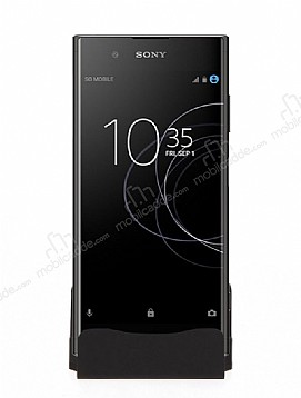 Eiroo Sony Xperia XA1 Plus Type-C Masast Dock Siyah arj Aleti