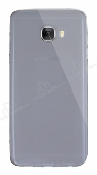 Dafoni Aircraft Samsung Galaxy C5 Pro Ultra nce effaf Siyah Silikon Klf