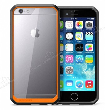 Dafoni Color Side iPhone 7 / 8 Kristal Turuncu Klf