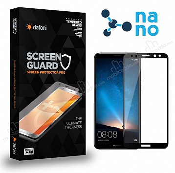 Dafoni Huawei Mate 10 Nano Premium Siyah Ekran Koruyucu