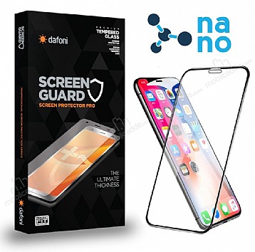 Dafoni iPhone 11 Full Nano Premium Siyah Ekran Koruyucu