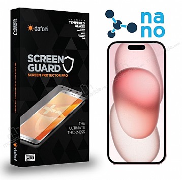 Dafoni iPhone 15 Nano Premium Ekran Koruyucu