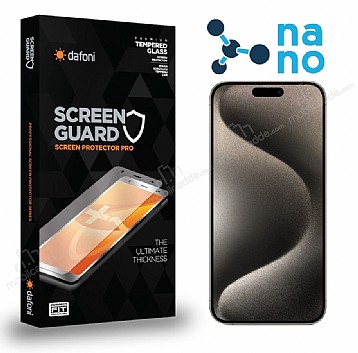 Dafoni iPhone 15 Pro Nano Premium Ekran Koruyucu
