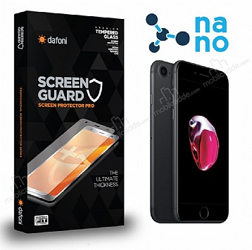 Dafoni iPhone 7 / 8 Nano Glass Premium n + Arka Cam Ekran Koruyucu