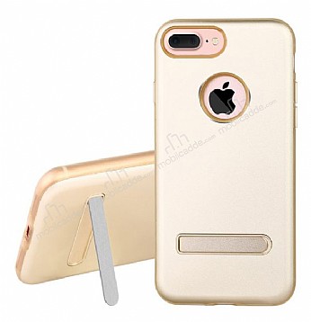 Dafoni iPhone 7 Plus Standl Ultra Koruma Gold Klf