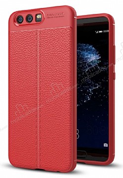 Dafoni Liquid Shield Premium Huawei P10 Krmz Silikon Klf
