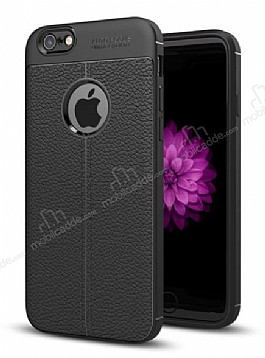 Dafoni Liquid Shield Premium iPhone 6 / 6S Siyah Silikon Klf