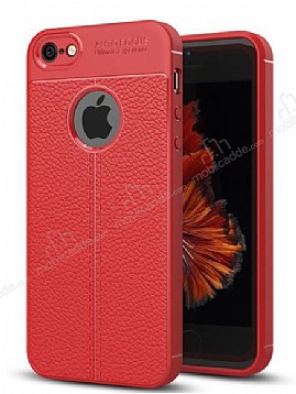 Dafoni Liquid Shield Premium iPhone 6 Plus / 6S Plus Krmz Silikon Klf