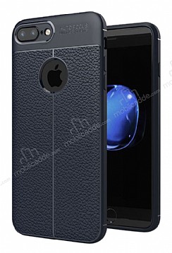 Dafoni Liquid Shield Premium iPhone 7 Plus Lacivert Silikon Klf