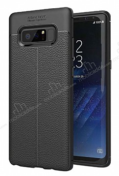 Dafoni Liquid Shield Premium Samsung Galaxy Note 8 Siyah Silikon Klf
