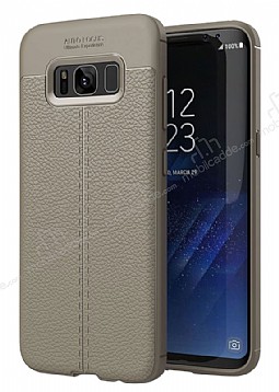 Dafoni Liquid Shield Premium Samsung Galaxy S8 Plus Gri Silikon Klf