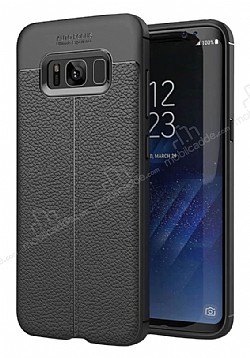 Dafoni Liquid Shield Premium Samsung Galaxy S8 Siyah Silikon Klf