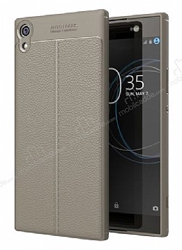 Dafoni Liquid Shield Premium Sony Xperia XA1 Ultra Gri Silikon Klf