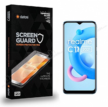 Dafoni Realme C11 2021 Tempered Glass Premium Cam Ekran Koruyucu