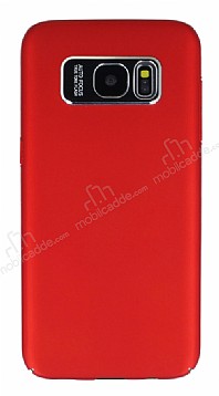 Dafoni Shade Samsung Galaxy S7 edge Kamera Korumal Krmz Rubber Klf