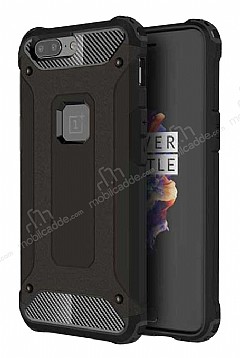 Tough Power OnePlus 5 Ultra Koruma Siyah Klf