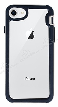 Eiroo Bumper Hybrid iPhone 6 / 6S / 7 / 8 Gold Kenarl effaf Rubber Klf