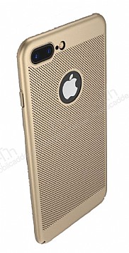 Eiroo Air To Dot iPhone 7 Plus Delikli Gold Rubber Klf