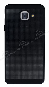 Eiroo Air To Dot Samsung Galaxy J7 Max Delikli Siyah Rubber Klf