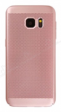 Eiroo Air To Dot Samsung Galaxy S7 Delikli Rose Gold Rubber Klf