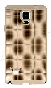 Eiroo Air To Dot Samsung N9100 Galaxy Note 4 Delikli Gold Rubber Klf