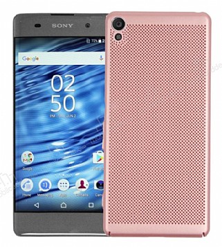 Eiroo Air To Dot Sony Xperia L1 Delikli Rose Gold Rubber Klf