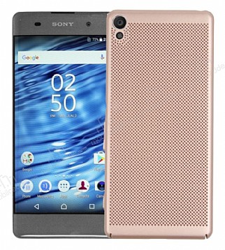 Eiroo Air To Dot Sony Xperia L1 Delikli Gold Rubber Klf