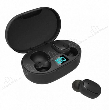Eiroo AirDots Pro Bluetooth Siyah Kulaklk