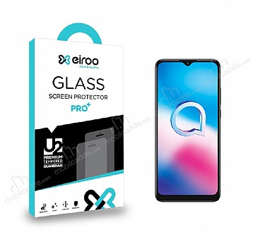 Eiroo Alcatel 3x 2020 Tempered Glass Cam Ekran Koruyucu