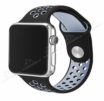 Eiroo Apple Watch Gri-Siyah Spor Kordon (42 mm)