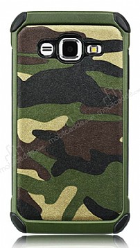 Eiroo Army Samsung Galaxy J2 Ultra Koruma Yeil Klf