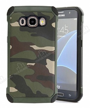 Eiroo Army Samsung Galaxy J5 2016 Ultra Koruma Yeil Klf
