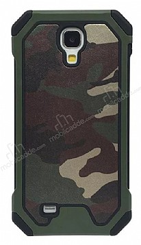 Eiroo Army Samsung Galaxy S4 Ultra Koruma Yeil Klf