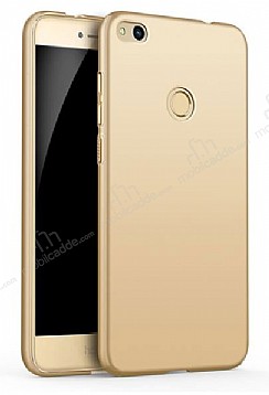 Eiroo Body Thin Huawei P9 Lite 2017 360 Derece Koruma Gold Rubber Klf