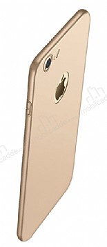 Eiroo Body Thin iPhone 7 360 Derece Koruma Gold Rubber Klf