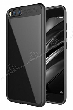 Eiroo Cam Hybrid Xiaomi Mi 6 Kamera Korumal Siyah Kenarl Rubber Klf