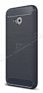 Eiroo Carbon Shield Asus ZenFone 4 Selfie ZD553KL Ultra Koruma Lacivert Klf