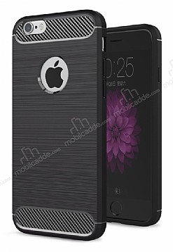 Eiroo Carbon Shield iPhone 6 / 6S Ultra Koruma Siyah Klf