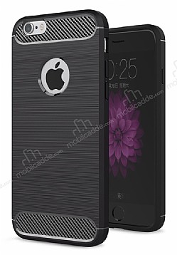 Eiroo Carbon Shield iPhone 6 Plus / 6S Plus Ultra Koruma Siyah Klf