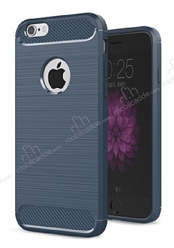 Eiroo Carbon Shield iPhone 6 Plus / 6S Plus Ultra Koruma Lacivert Klf