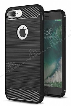 Eiroo Carbon Shield iPhone 7 Plus Ultra Koruma Siyah Klf