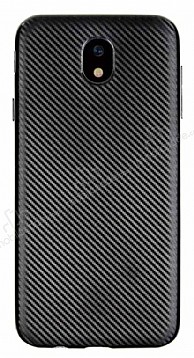 Eiroo Carbon Thin Samsung Galaxy J5 Pro 2017 Ultra nce Siyah Silikon Klf