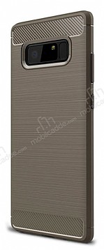 Eiroo Carbon Shield Samsung Galaxy Note 8 Ultra Koruma Dark Silver Klf
