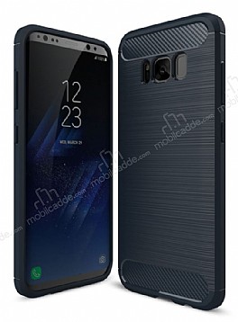 Eiroo Carbon Shield Samsung Galaxy S8 Ultra Koruma Lacivert Klf