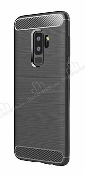 Eiroo Carbon Shield Samsung Galaxy S9 Plus Ultra Koruma Siyah Klf